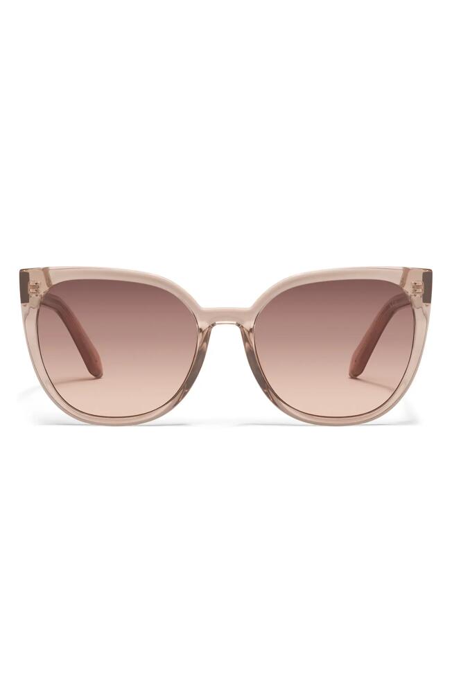 QUAY Staycation 50mm Small Cat Eye Sunglasses in Doe/Brown Fawn Cover