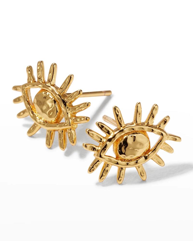 NEST Jewelry Tiny Gold Eye Stud Earrings Cover