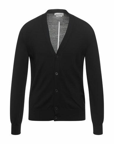 Alexander Mcqueen Man Cardigan Black Wool, Viscose, Polyamide, Elastane Cover