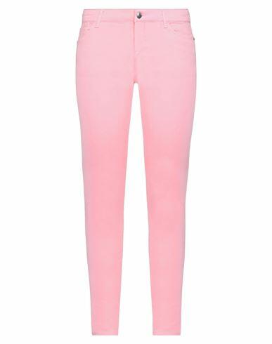 Emporio Armani Woman Pants Pink Cotton, Modal, Elastane Cover