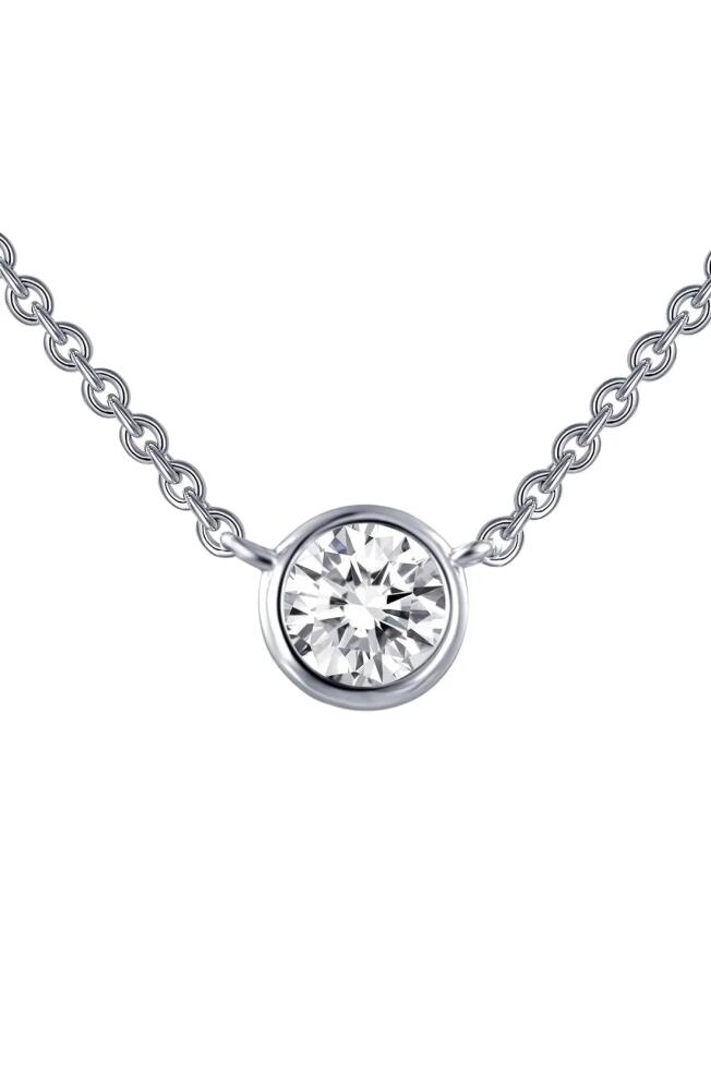 Lafonn Simulated Diamond Pendant Necklace in Silver/Clear Cover