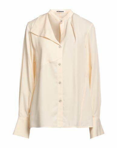 Jil Sander Woman Shirt Ivory Viscose Cover