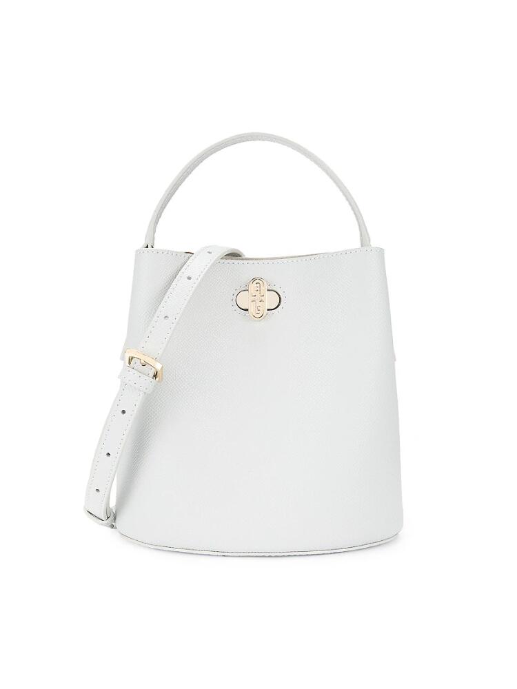 Furla Women's Leather Top Handle Bag - White Cover