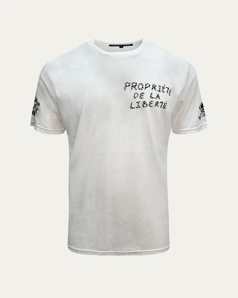 Men's Crystal Propriete Cout de la Liberte T-Shirt Cover