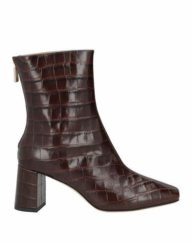 Dear Frances Woman Ankle boots Dark brown Leather Cover