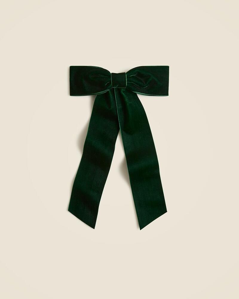 J.Crew Velvet bow hair clip Cover