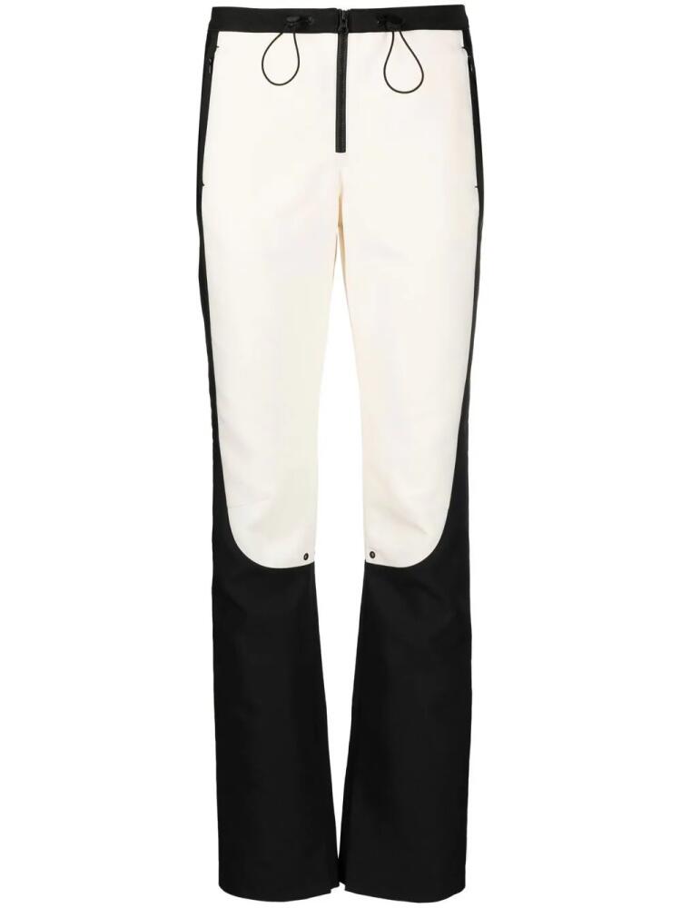 Low Classic colour-block trousers - White Cover