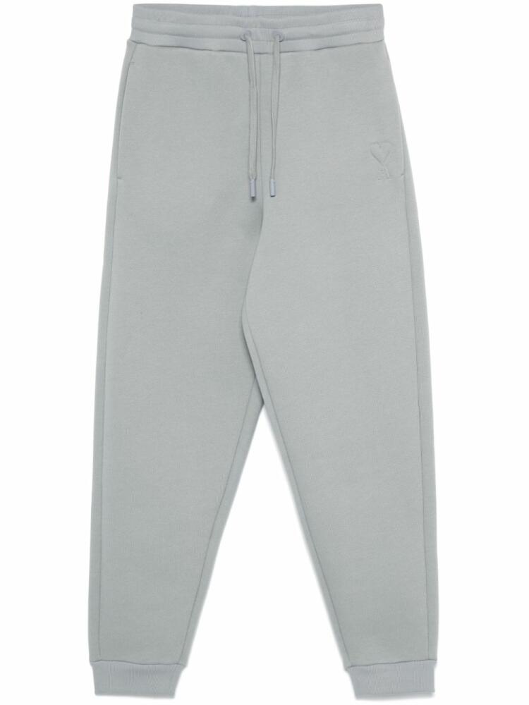 AMI Paris Ami De Coeur track pants - Blue Cover