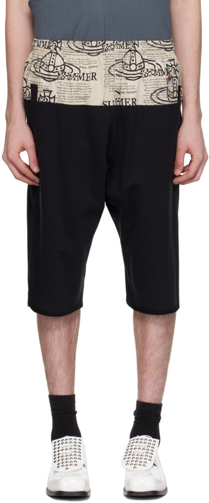 Vivienne Westwood Black Paneled Shorts Cover