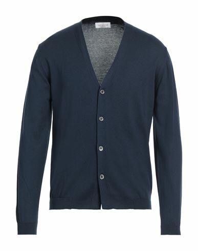 Bellwood Man Cardigan Navy blue Cotton Cover