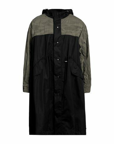 Mackintosh Man Overcoat & Trench Coat Black Cotton, Polyamide Cover