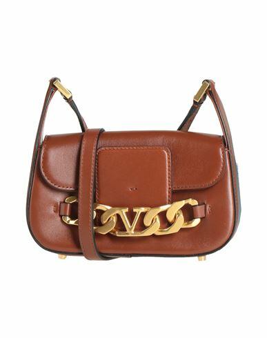 Valentino Garavani Woman Cross-body bag Brown Soft Leather Cover