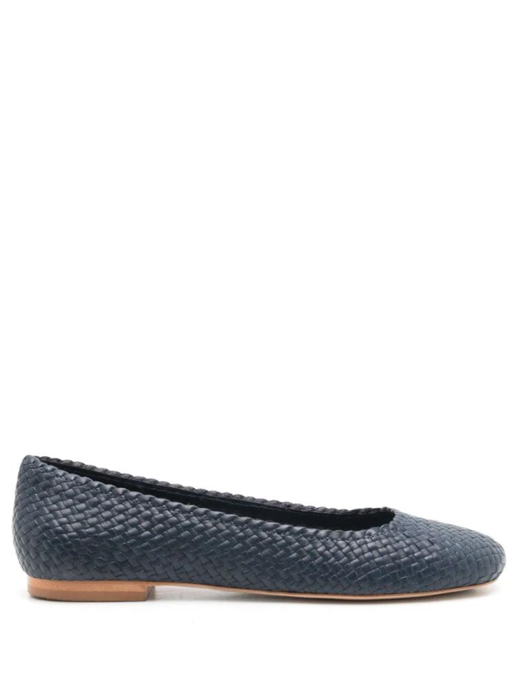 Sarah Chofakian Orly woven ballerina shoes - Black Cover