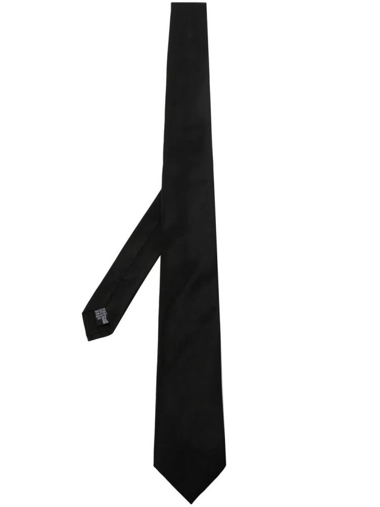 Emporio Armani pointed silk tie - Black Cover