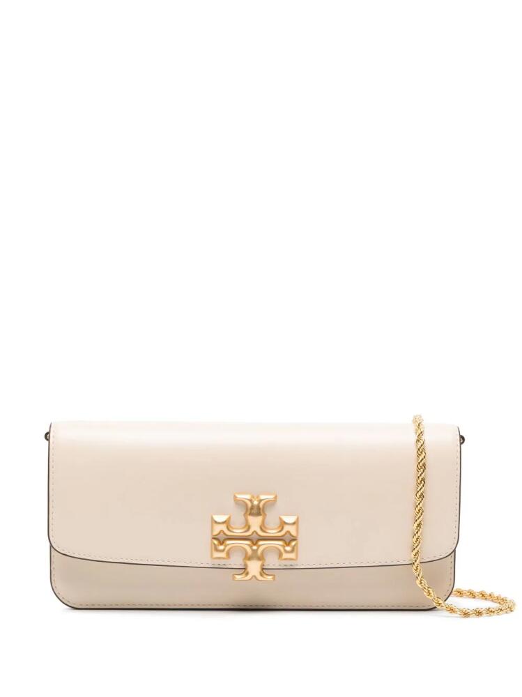 Tory Burch Eleanor leather clutch bag - Neutrals Cover