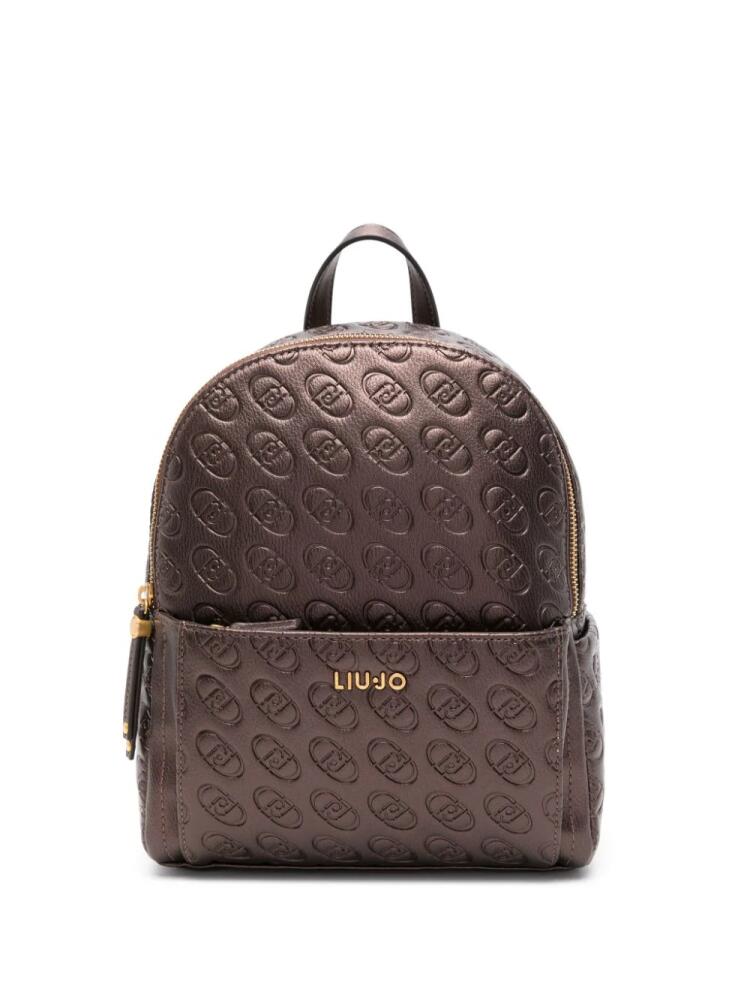 LIU JO logo backpack - Brown Cover