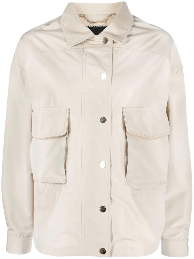 Kiton press-stud fastening jacket - Neutrals Cover