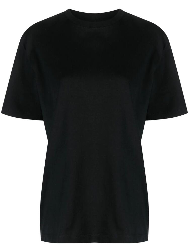 ARMARIUM boxy logo-patch T-shirt - Black Cover