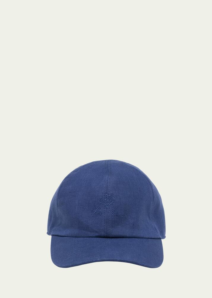 Loro Piana Men's Linen 6-Panel Baseball Hat Cover