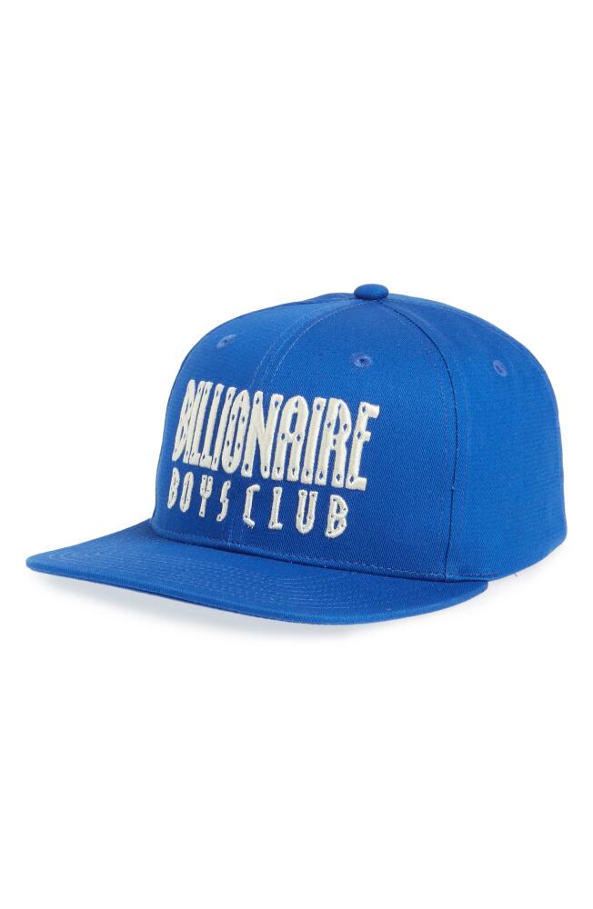 Billionaire Boys Club Straight Font Snapback Baseball Cap in Turkish Sea Cover