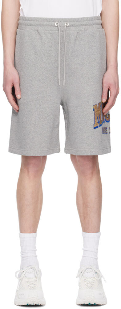 Moncler Gray Flocked Shorts Cover