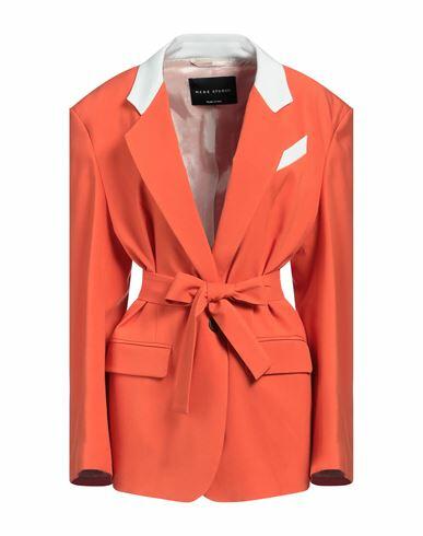 Hebe Studio Woman Blazer Orange Polyester, Recycled PES Cover