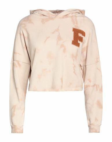 Freddy Woman Sweatshirt Beige Cotton Cover