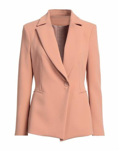 Soallure Woman Blazer Blush Polyester Cover