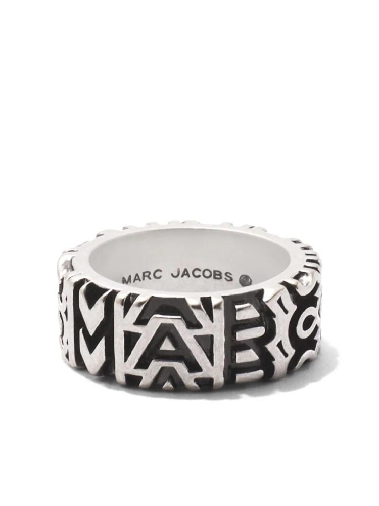 Marc Jacobs The Monogram Engraved ring - Silver Cover