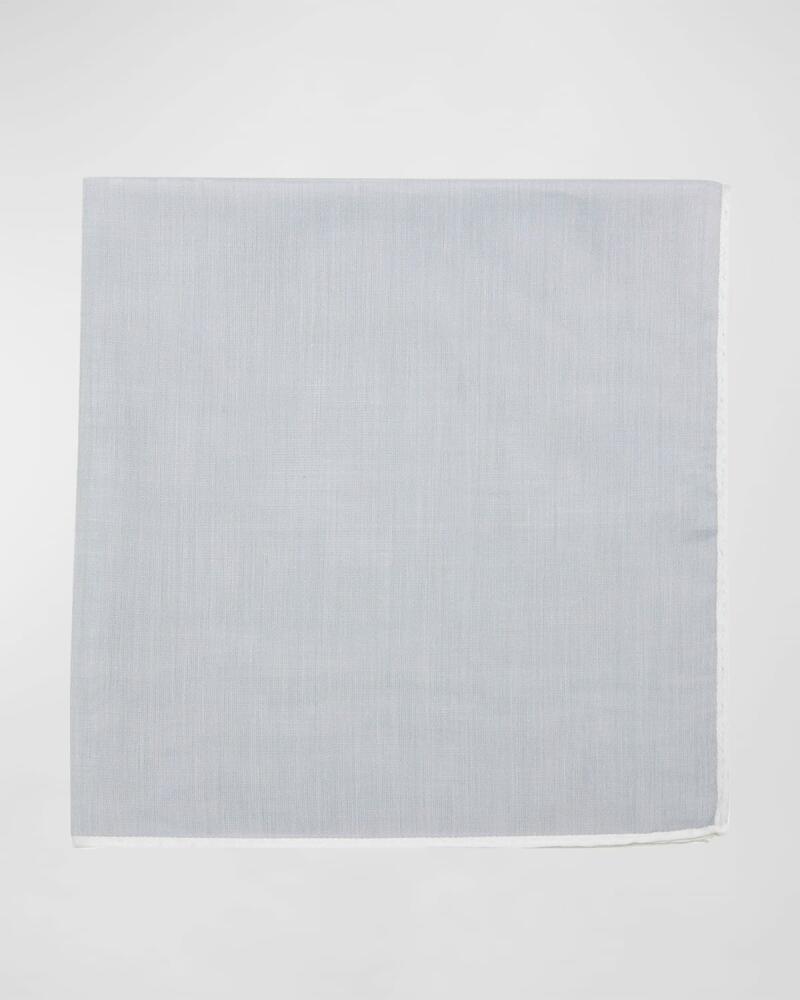 Simonnot Godard Men's Mineral Cotton Pocket Square Cover