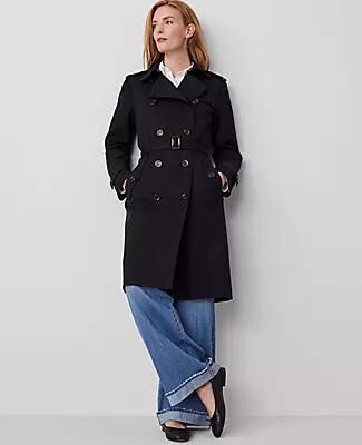 Ann Taylor Fitted Trench Coat Cover