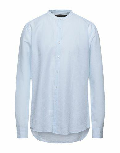 Messagerie Man Shirt Sky blue Cotton, Linen Cover