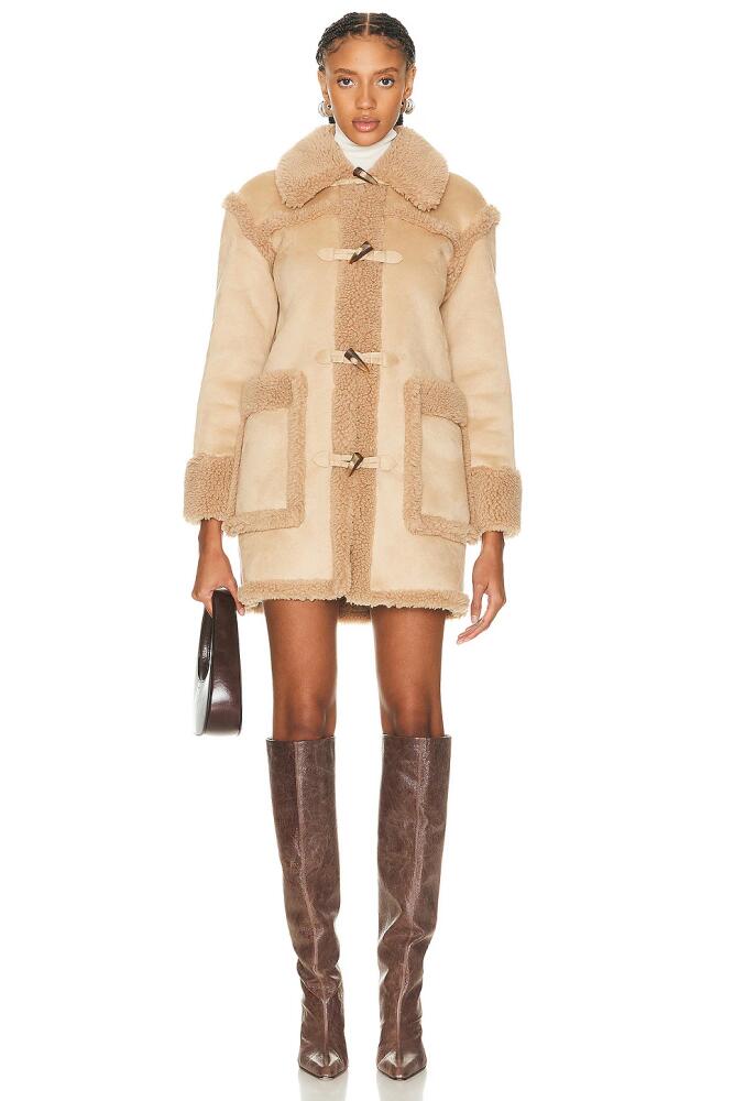 Moschino Jeans Eco Coat in Beige Cover