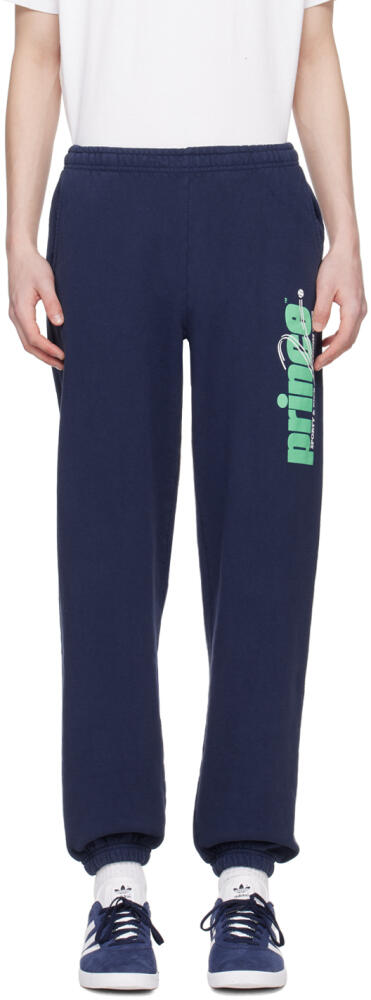 Sporty & Rich Navy Prince Edition Rebound Sweatpants Cover