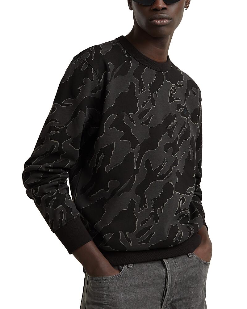 G-star Raw Island Camo Cotton Fleece Sweatshirt Cover