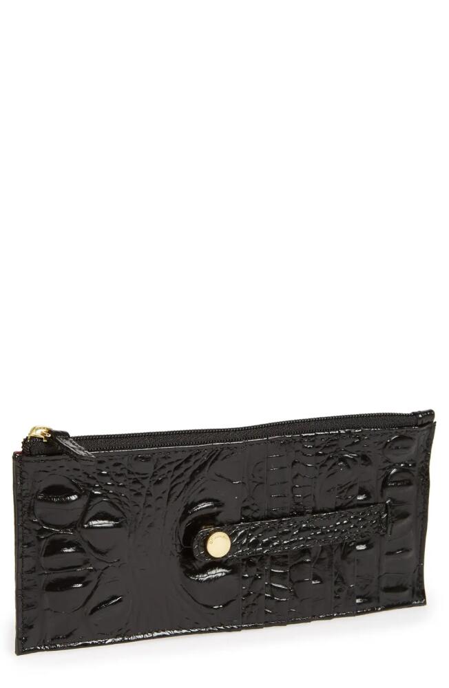 Brahmin 'Melbourne' Credit Card Wallet in Black Cover