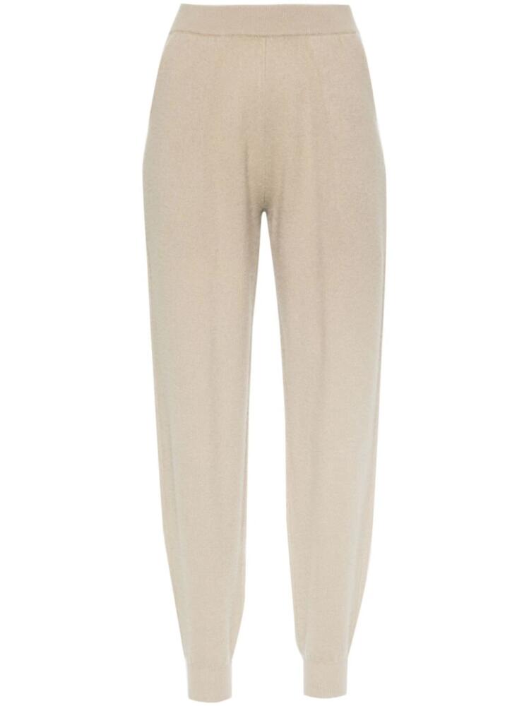 Frenckenberger knitted cashmere trousers - Neutrals Cover