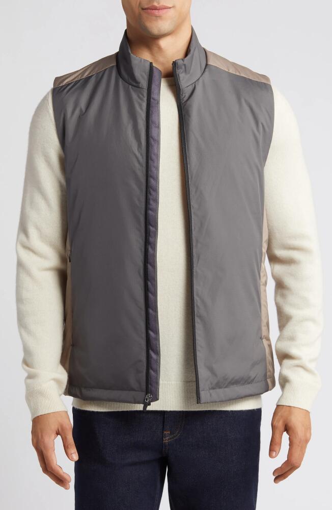 Johnston & Murphy XC4 Colorblock Water Resistant Vest in Taupe Cover