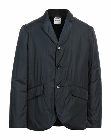 Aspesi Man Overcoat & Trench Coat Midnight blue Polyamide, Polyester Cover