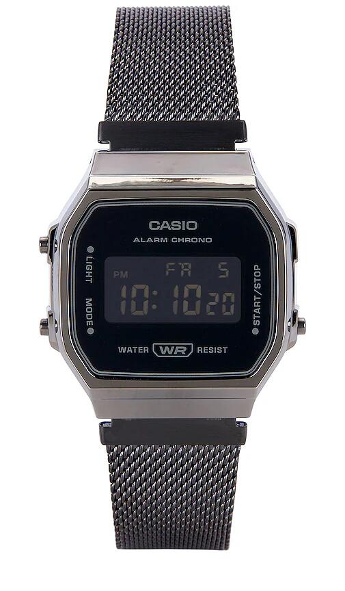 Casio A168 Series Watch in Black Cover