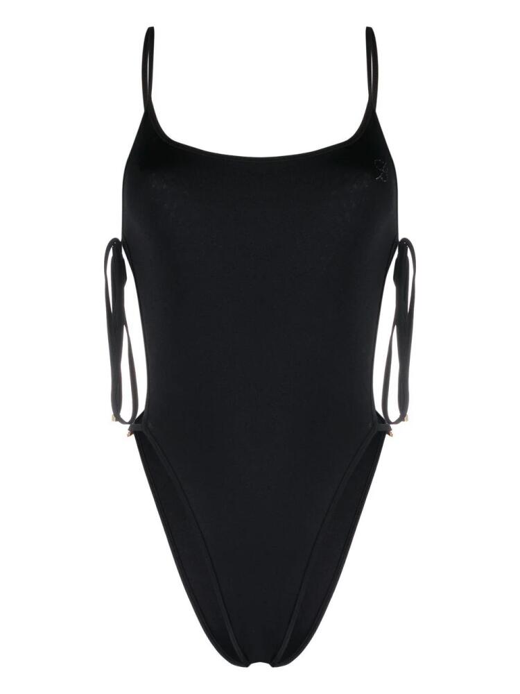 Blumarine open tie-side swimsuit - Black Cover