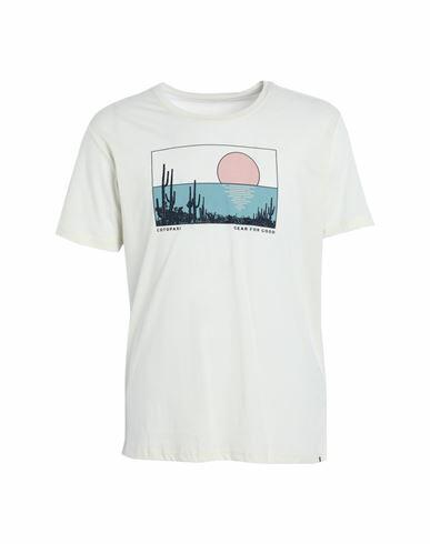 Cotopaxi Desert View Organic Organic T- Man T-shirt Ivory Organic cotton, Recycled polyester Cover