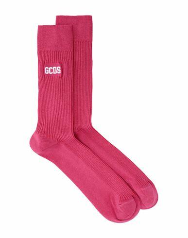 Gcds Man Socks & Hosiery Fuchsia Cotton, Polyamide, Elastane Cover