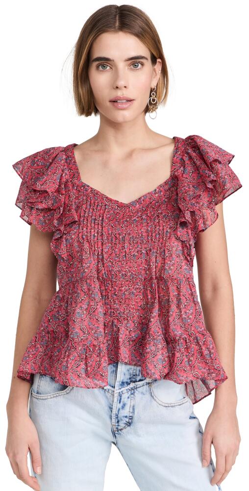 Isabel Marant Étoile Madrana Top Cranberry Cover