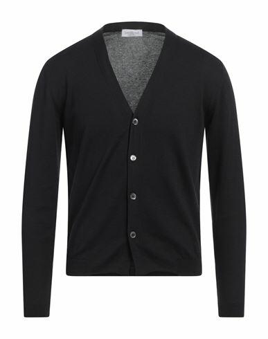 Bellwood Man Cardigan Black Cotton Cover