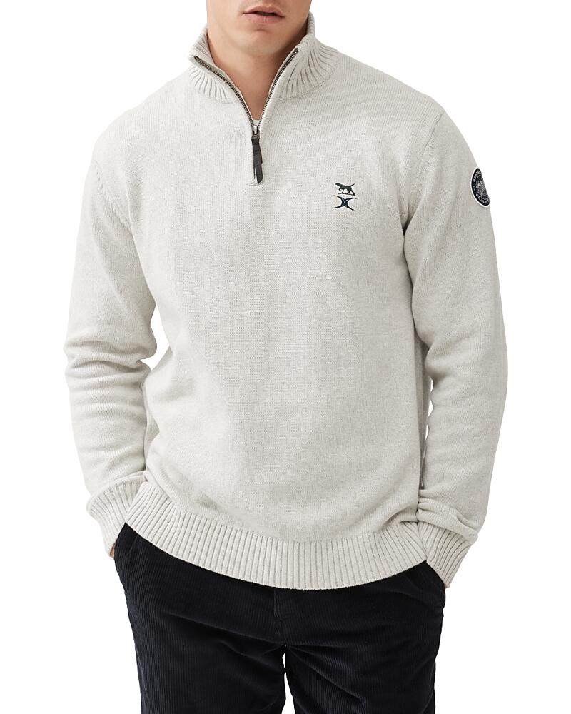 Rodd & Gunn x Gilbert Sandy Park Cotton Classic Fit Quarter Zip Stand Collar Sweater Cover