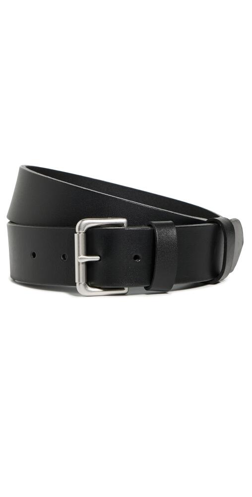 Polo Ralph Lauren Italian Saddle Leather Belt Black Cover