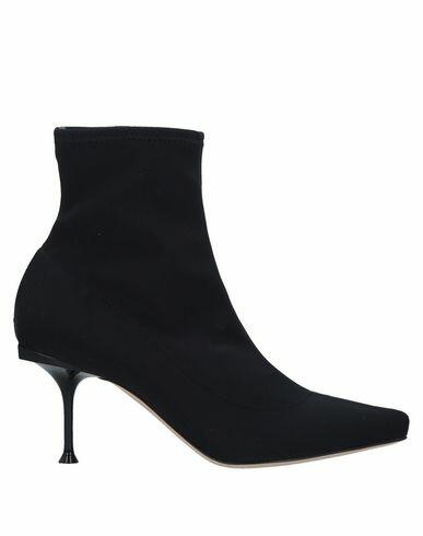 Sergio Rossi Woman Ankle boots Black Textile fibers Cover