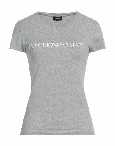 Emporio Armani Woman Undershirt Light grey Cotton, Elastane Cover