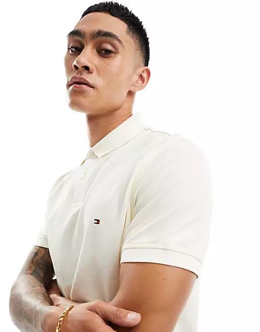 Tommy Hilfiger 1985 regular polo in cream-White Cover